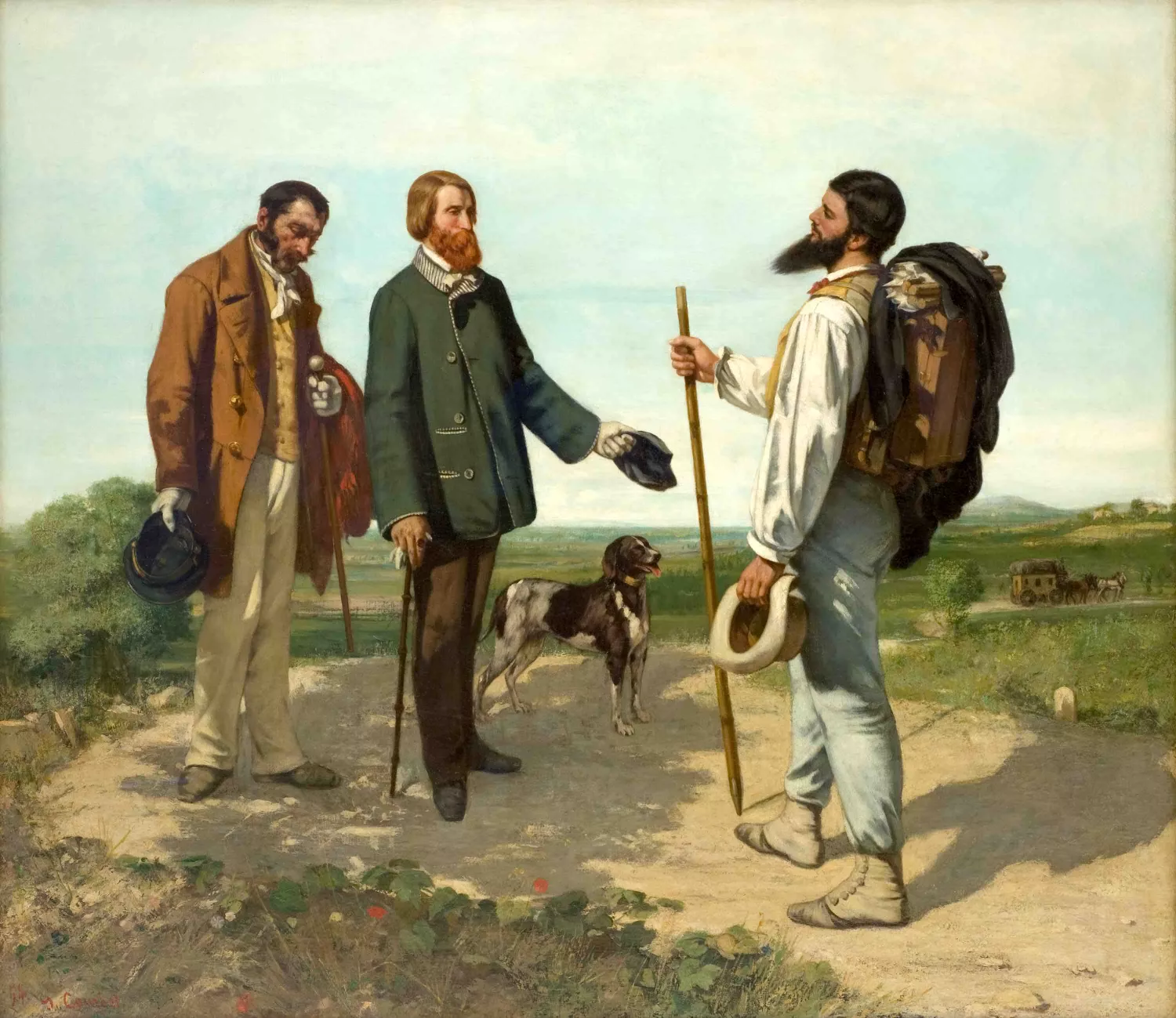 El encuentro de Gustave Courbet